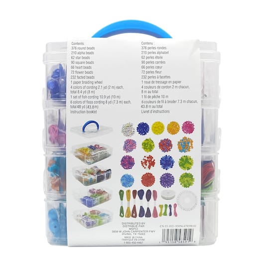 8 Pack: Rainbow Bead Kit Box by Creatology™